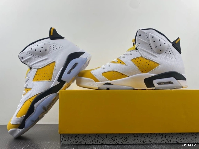 1st Kicks Ochre Yellow Air Jordan 6 CT8529-170 0807